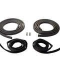 Driver And Passenger Side Door Weatherstrip Seal Kit Fits 1987 Through 1996 Bronco 1987 Through 1990 Bronco II 1987 Through 1997 F150 F250 1997 F250 HD F350 Replacement Weather Seals With Lifetime Warranty black rubber seals on white background