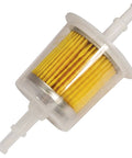Clear plastic filter with yellow pleats from Engine Maintenance Kit For Kohler 16 789 01-S, Model 785-594, Complete Kit in Black, USA