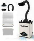 Heavy Duty Soldering Fume Extractor With 105W Motor Delivers 260 M3 Per Hour Airflow With 3 Stage Filtration parts display