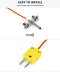 RTD Probe Replacement For Traeger Ironwood 650 885 And Pro Series 575 780 Upgrade Thermocouple Sensor Kit KIT0422 easy install parts
