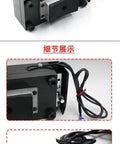 Durable Elevator Brake Electromagnet Block 14E A Compatible Pair showing front and side views with wiring