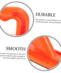 Close-up of orange Table Saw Push Block And Push Stick Set For Woodworking With Soft Rubber Pads highlighting durability and smoothness