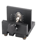Three In One Woodworking Drilling Guide Kit With Scale Positioning Jig And Anodized Metal, showing close-up of jig