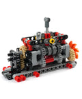 Rugged 6 Speed Gearbox Building Blocks Kit For Tech Vehicle Gear Shifting And Trendy Ornaments Gift Idea For DIY MOC Fans