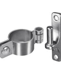 Heavy Duty Wall Mount Gate Hinge Set Stainless Steel 60mm Rustproof Gate Hardware For Wood Or Concrete Posts Hinges
