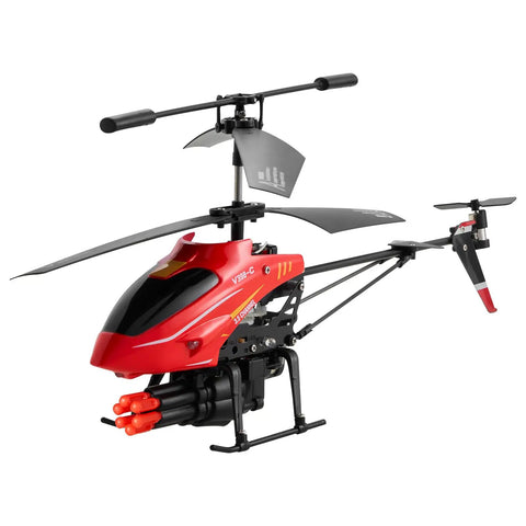 Rad RC Helicopter For Kids With Two Four GHz Remote One Key Takeoff And Landing Altitude Hold Shooting Mode Led Lights
