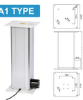 Powerful Beefed-Up Electric Linear Actuator With Remote Controller For Precise Lifting And Positioning, 12V Or 24V DC, A1 type