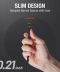 Dual Lens Endoscope With 5 Inch Monitor And Front And Side View Borescope Camera Waterproof 9.8 Ft Probe 5 Inch IPS LCD Screen And Case The Go To Tool For Auto Maintenance Home Inspections Electrical Work And DIY, 5.5mm slim probe in hand