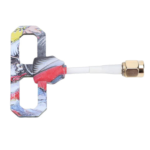 Colorful 2.4G omnidirectional antenna with SMA interface for drones, providing clean video signal for various systems