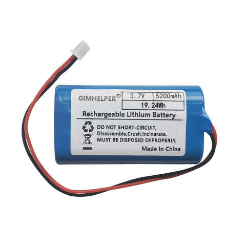 High Capacity All Day 5200mAh 3.7V Rechargeable Li Ion Battery Pack With JST Connectors For GPS Tablet RC Car Drone PSP