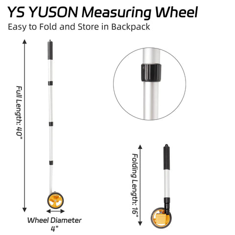 Heavy Duty Digital Walking Measuring Wheel For Construction With 4 Inch Tire And Integrated Level Ruler Nails The Job Every Time With One Click Reset And Feet Counter That Logs Up To 9999 Feet Smooth As Silk