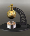 Hands On Steam Engine Model Kit For History Buffs And Science Geeks A Metal Hero Engine Ball Model Build Kit Great Gift For Collectors And Hobbyists Kit Version, brass steam engine model on black base