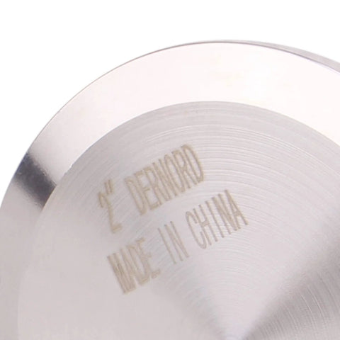 DERNORD sanitary end cap, stainless steel 304, for 2-inch Tri-Clamp ferrule, 2-pack, close-up view