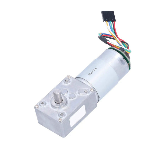 Gear Motor With Self Locking Function And Incremental Magnetic Encoder Two Or Three Channel, 40RPM, DC12V High Torque Industrial Drive For Automation And Motion Control, A Real Workhorse For Home Appliances, Power Tools, Automotive Shops, metal gear motor with 8mm shaft