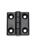 Heavy Duty Built to Last Zinc Alloy Hinge for Electrical Cabinets Black Folding Cabinet Door 1 Piece CL2263A Model, black hinge front view