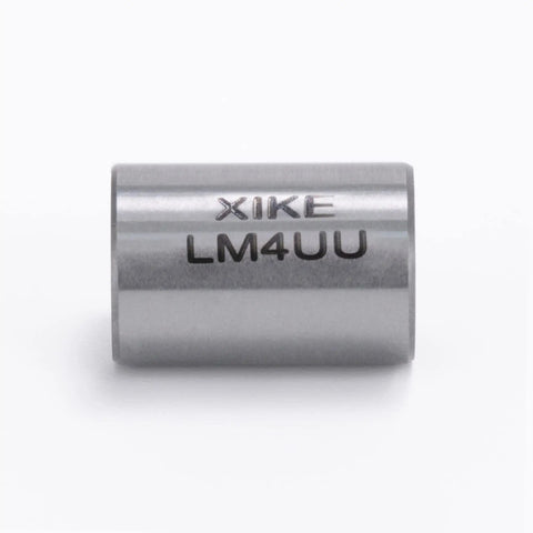 LM4UU 4x8x12mm linear motion bearing in chrome steel for CNC machines and 3D printers