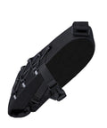 Rainproof 5.8L Bike Saddle Bag With Expandable Storage And Reflective Straps, side view showing polyester nylon construction