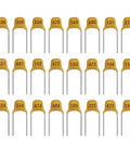Monolithic Ceramic Capacitor Kit With 24 Values For Electronics Prototyping And Experiments, 50V Rating, 5.08mm Pin Pitch