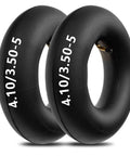 Two Heavy Duty 11x4.00-5 Inner Tubes Replacement For Wheelbarrows Lawn Mowers Hand Trucks with TR87 stems