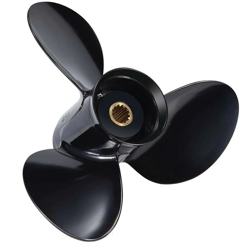 Aluminum Boat Propeller 12 1/4 Inch Diameter 15 Inch Pitch Right Hand Rotation 13 Spline Fits BRP Johnson Evinrude OMC Stern Drive