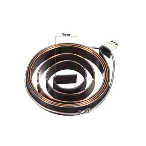 Heavy Duty Drill Press Return Spring Quill Feed Coil Assembly 26 Inch Long Machine Replacement Parts with dual hook design.