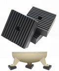 Solid Rubber Shock Pad For Air Compressors And Industrial Equipment Anti Vibration Isolation Pad with equipment on top.