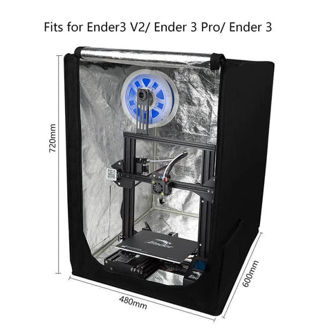 Fireproof And Dustproof 3D Printer Enclosure Tent With Constant Temperature Control For Ender Series And More, fits Ender 3 V2 Neo