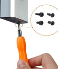 Replacement Security Screws Kit For Video Doorbell 2 Pro 3 Ring Stainless Steel 32 Pieces installation demonstration