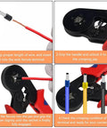 All In One Wire Ferrule Kit With Crimp Terminals And Self Adjustable Ratchet Tool, 440 Pcs shown with crimping steps and tools