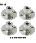 Heavy Duty 4 Pack Flange Coupling Kit Precision Motor Shaft Connector Quick Swap Stepper Mount Adapter 5MM size with screws