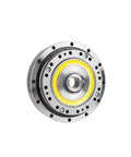 Strain Wave Gear Reducer HS32I for robotics with multi-tooth meshing design shown in compact form.