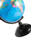 8 Inch World Globe With Stand Rotating Earth Spinning Globe For Kids Geography Classroom Education Or Decorations Blue Kid Friendly Durable Plastic Model