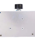 Heavy Duty AC Voltage Regulator 110V 230V 10000W SCR Thyristor Dimmer And Motor Speed Controller top view with silver casing