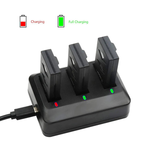 Replacement Battery Kit Three Pack 660mAh For Parrot MiniDrone Jumping Sumo Swing Mambo Rolling Spider With Rechargeable Charger