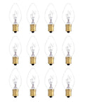 12 Pack 25W Replacement Bulbs For Scentsy Plug In Night Lights, Wax Warmers, Diffusers And Salt Lamps, 120V Bulk Bulbs
