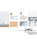 Compact Countertop Dishwasher With 4 Liter Built In Tank And 360 Rotating Spray Head Usb Rechargeable Portable Cleaner For Rv Camping Dorms Tiny Homes No Sweat Quick Rinse Easy Peasy Setup Weekend Warrior Approved control panel and features overview.