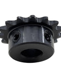 Roller Chain Sprocket Type B 15 Teeth 10mm Bore Hardened Carbon Steel Anti Rust Drive Sprocket For ANSI 25 Chain.