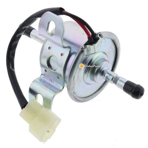 Right As Rain Aftermarket 12V Electric Fuel Pump With White Plug Am876266 Am876207 compatible with John Deere tractors close-up view.
