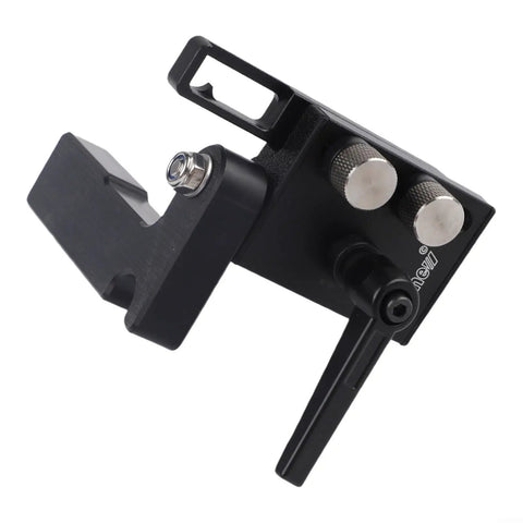Miter Track Stop For Router Table, Heavy Duty Aluminum T Slot Limiter With 19mm Slot, adjustable gauge stopper side view