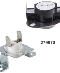 Dryer Heating Element Upgrade Kit With 3392519 Thermal Fuse 279973 Thermostat And 279816 Element 8544771 components close-up