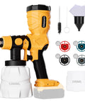 Upgrade Your Home Renovation Game With This Knockout High Speed Cordless Paint Sprayer featuring a brushless motor and multiple tip sizes.