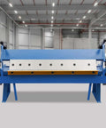 24 Inch Pan And Box Brake for Sheet Metal Hand Brake with 0 to 135 degree bending in an industrial space