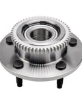 Front Wheel Hub And Bearing Assembly Pair For 2000 2001 Dodge Ram 1500 2WD 5 Lug 2 Piece Replacement With Tone Ring ABS Compatible