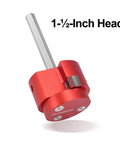 Aluminum PVC Pipe Reamer With One And A Half Inch Head For Water Drain And Vent Lines PVC Fitting Saver and Socket Saver shown angled