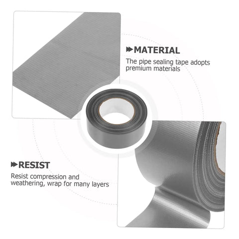 Heavy Duty Duct Tape Sealing Tape for Indoor and Outdoor Use Quick Fix Pipe Leaks and Repairs Base Waterproof Cloth Tape You Can Tear by Hand