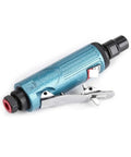 Kickass Heavy Duty Pneumatic Die Grinder Tool With Slick Lightweight Air Body, side view showing metal and ergonomic design for engraving.