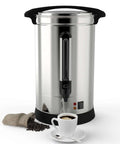 Heavy Duty 18 Liter Coffee Urn That Brews 120 Cups Stainless Steel Commercial Coffee Maker And Electric Hot Beverage Dispenser
