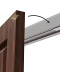 Door Catch Replacement Kit For Closet And Double Doors 2 Pack With Foam Pads Quiet Magnetic Latch installation view