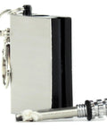 Stainless steel 10 Pack Waterproof Permanent Fire Starters For Camping And Outdoor Survival, metal flint match on keychain