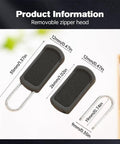 Universal Zipper Pull Replacement Kit For Jackets Luggage Backpacks Purses Boots And Pants With Removable Anti Slip Pull Tabs Black 10 Pack 2025 Update Durable Universal Fit For Everyday Gear Easy Quick Fix